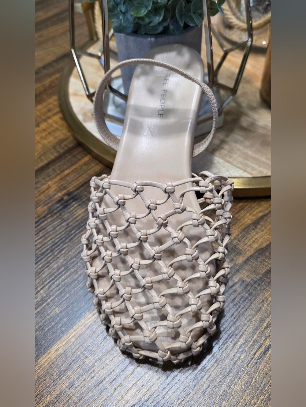 Free People Blushwoven Slingback Flats in Soft Nude - Picture 3 of 6
